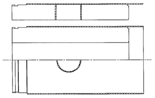 檢查井管結構示意圖