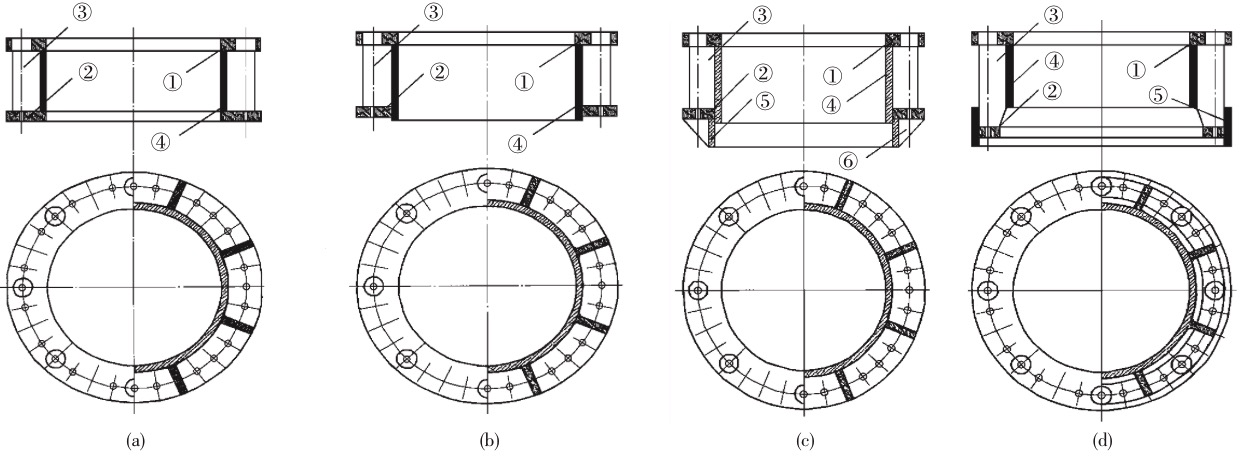 幾種常用預應力電桿法蘭聯結形式