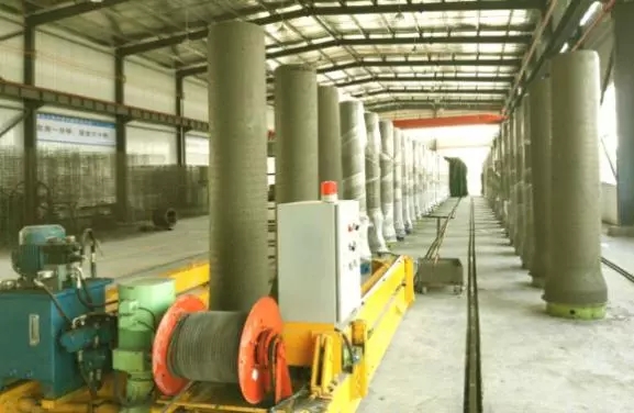 升芯式芯模振動自動化生產線